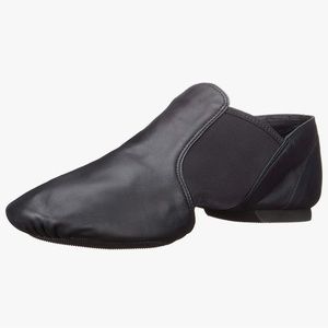 Capezio Black Leather Jazz Shoes NWOT